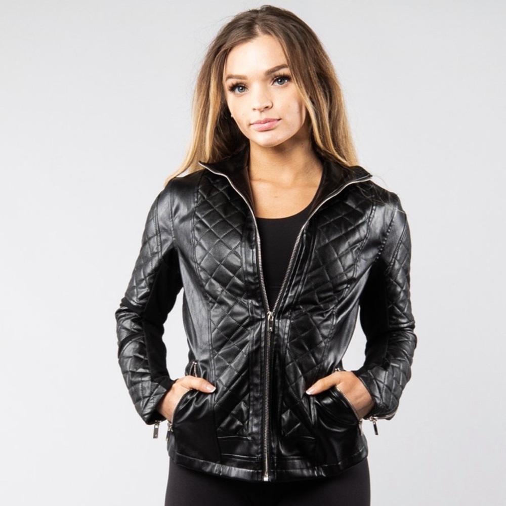 BuffBunny Black Leather Moto Jacket
